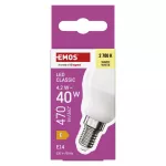 Żarówka LED Classic Mini Globe / E14 / 4,2 W (40 W) / 470 lm / ciepła biel ZQ1E21