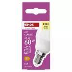 Żarówka LED Classic Mini Globe / E14 / 6,5 W (60 W) / 806 lm / ciepła biel