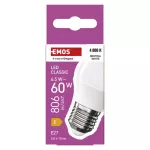 Żarówka LED Classic Mini Globe / E27 / 6,5 W (60 W) / 806 lm / neutralna biel