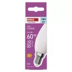 Żarówka LED Classic świeczka / E14 / 6,5 W (60 W) / 806 lm / zimna biel