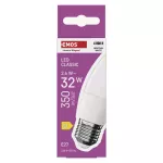 Żarówka LED Classic świeczka / E27 / 2,6 W (25 W) / 350 lm / neutralna biel