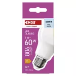 Żarówka LED Classic A60 / E27 / 7 W (60 W) / 806 lm / zimna biel