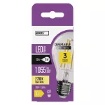Żarówka LED Filament A60 / E27 / 7,5 W (75 W) / 1 055 lm / ciepła biel / ściemnialna