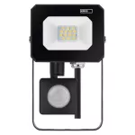 Naświetlacz LED SIMPO 10W, z czujn. PIR, czarny, neutralna biel
