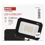Naświetlacz LED SIMPO 20W, neutralna biel