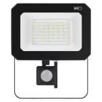 Naświetlacz LED SIMPO 50W, z czujn. PIR, czarny, neutralna biel