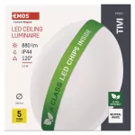 Oprawa sufitowa LED TIVI, okrągła biała 5,2W, IP44, neutralna biel