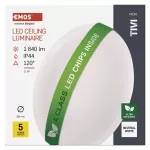 Oprawa sufitowa LED TIVI, okrągła biała 11W, IP44, neutralna biel