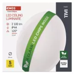 Oprawa sufitowa LED TIVI, okrągła biała 12,5W, IP44, neutralna biel
