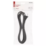 Elastyczny przewód gumowy/neoprenowy 2×1mm2, 3m, czarny S03031N