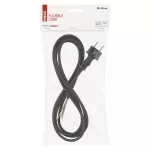 Elastyczny przewód gumowy/neoprenowy 3×1mm2, 3m, czarny