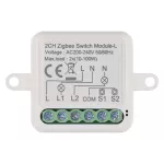 GoSmart Moduł włączeniowy IP-2104SZ, ZigBee, 2-kanałowy, bez przewodu zerowego