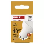 Żarówka LED Basic MR16 / GU10 / 5,2 W (40 W) / 450 lm / 450 lm / neutralna biel