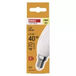 Żarówka LED Basic świeczka / E14 / 5,5 W (40 W) / 470 lm / 470 lm / ciepła biel
