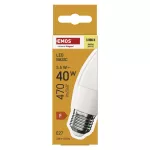 Żarówka LED Basic świeczka / E27 / 5,5 W (40 W) / 470 lm / 470 lm / Ciepła biel