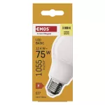 Żarówka LED Basic A60 / E27 / 12,4 W (75 W) / 1055 lm / 1055 lm / Ciepła biel