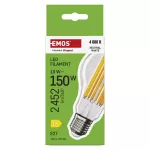 Żarówka LED Filament A70 / E27 / 18 W (150 W) / 2452 lm / 2452 lm / neutralna biel
