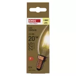 Żarówka LED Vintage świeczka / E14 / 2,5 W (20 W) / 225 lm / 225 lm / ciepła biel