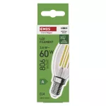 Żarówka LED Filament świeczka A CLASS/ E14 / 3,8 W (60 W) / 806 lm / neutralna biel