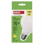Żarówka LED Filament G95 / E27 / 7,8 W (75 W) / 1055 lm / ciepła biel