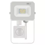 Naświetlacz LED SIMPO 10W, z czujn. PIR, biały, neutralna biel