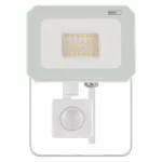 Naświetlacz LED SIMPO 20W, z czujn. PIR, biały, neutralna biel