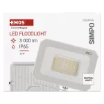 Naświetlacz LED SIMPO 30W, biały, neutralna biel