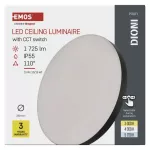 Oprawa LED natynkowa DIONI okrągła, czarna, 15W, CCT