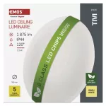 Oprawa sufitowa LED TIVI, B CLASS, okrągła biała 12,5W, IP44, ciepła biel