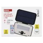 Naświetlacz LED Garden SPILO solarny z PIR, 1500lm, neutralna biel