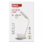 Lampa biurkowa LED MOLLY biała