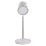 Lampa biurkowa LED ABBIE, ładowalna, biała