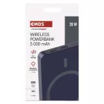 Powerbank EMOS WI 522, 5 000 mAh, 20 W+Wireless, future dusk