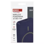 Powerbank EMOS WI 1046, 10 000 mAh, 20 W+Wireless, future dusk