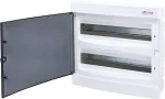 ECM 2x18PT-s Obudowa podtynkowa 2 rzędy po 18 mod. drzwi transparentne