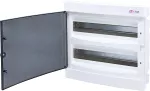 ECM 2x18PT-s Obudowa podtynkowa 2 rzędy po 18 mod. drzwi transparentne