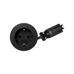 SIMON 400 TS4-3101002-138 SIMON 400 gniazdo okrągłe 16A/230V~ typ F (schuko); przyłącze kabel 20 cm Wieland; fi80mm; czarny