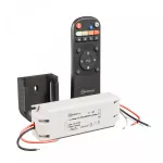 ZESTAW KONTROLER DO PASKA LED 12V/24V 120W/240W 10A CCT DIMM PILOT 1S +UCHWYT CZARNY KONEKTO MESH