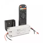 ZESTAW KONTROLER DO PASKA LED 12V/24V 120W/240W 10A RGB DIMM PILOT 1S +UCHWYT CZARNY KONEKTO MESH