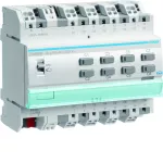 KNX s Sterownik załączający / żaluzjowy 10 A, 8-/4-kr, 6 mod