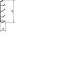 tehalit.SL Podstawa 20x80 dla LED czarny