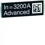 ACB HW4 Wtyczka z oznaczeniem znamionowym wyłącznika 3200A Advanced