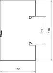 tehalit.BRS Podstawa 100x170mm stal ocynk