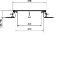 tehalit.BK Kanał współpoziomy boczna folia ochronna BKF 400x(145-190)mm stal