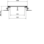 tehalit.BK Kanał współpoziomy boczna folia ochronna BKF 400x(65-110)mm stal
