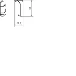 tehalit.SL Podstawa 20x55 czarny
