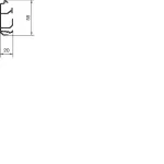 tehalit.SL Podstawa 20x55 czarny