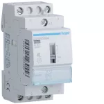 Stycznik cichy z możliwością sterowania ręcznego 24V DC 2NO 25A AC-7a/b