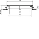 tehalit.BK Kanał współpoziomy wanna stalowa BKW 600x(80-120)mm stal