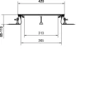tehalit.BK Kanał współpoziomy boczna folia ochronna BKFD 400x(65-110)mm stal